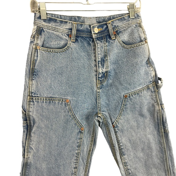 Andersson Bell - Blue Jade Carpenter Jeans - Straight Leg High Rise - Small - Picture 5 of 15